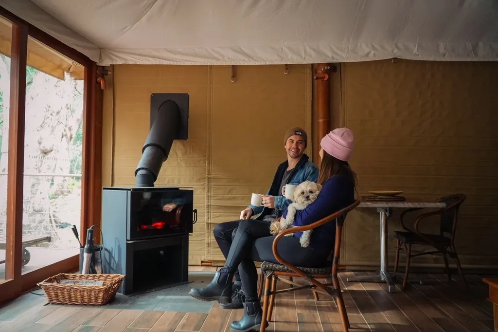 dog-friendly glamping accomodation in NSW Australia
