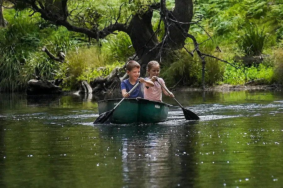Kids Kayaking at Turon Gates